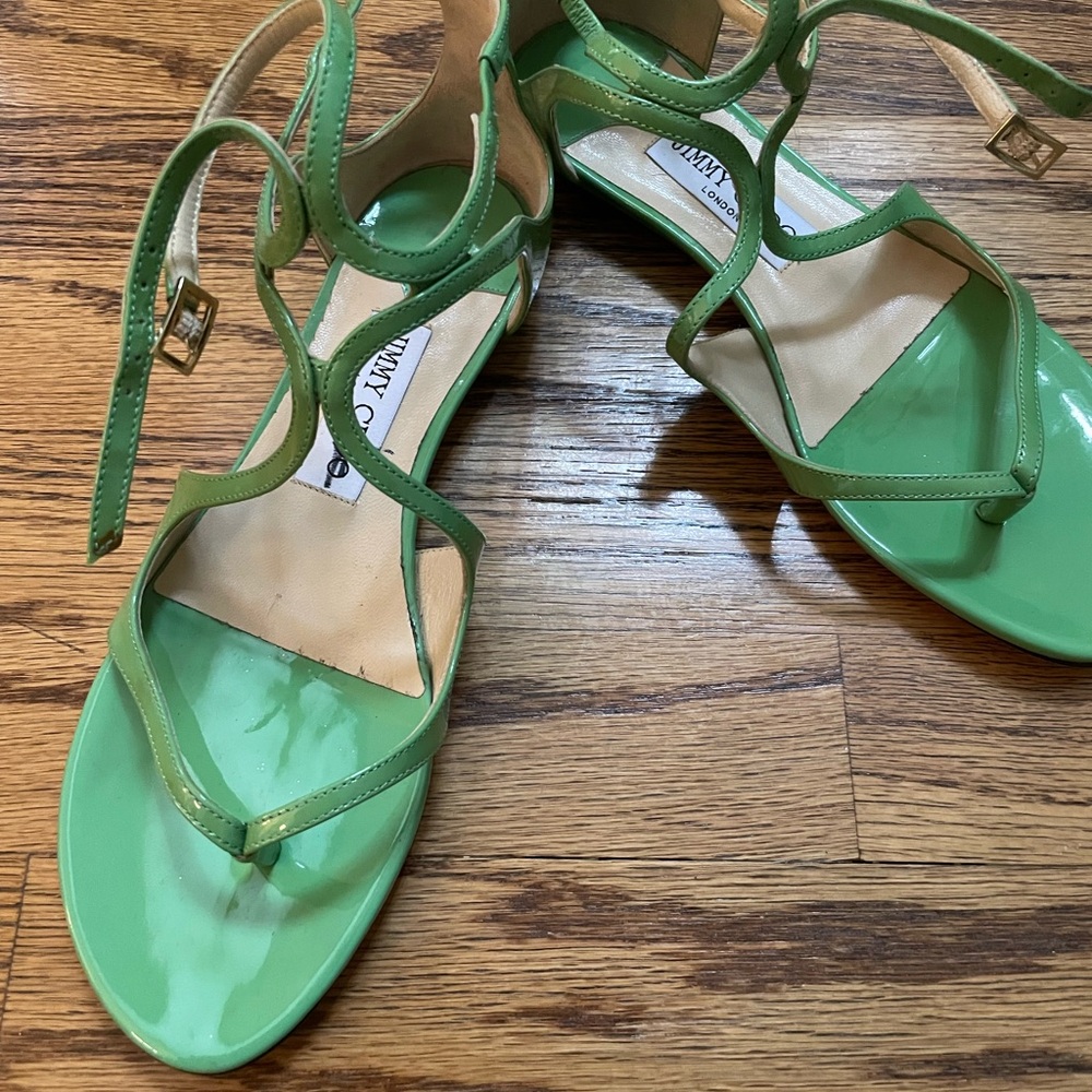 Jimmy Choo Never worn - Mint Green Strappy Sandals size EU 37